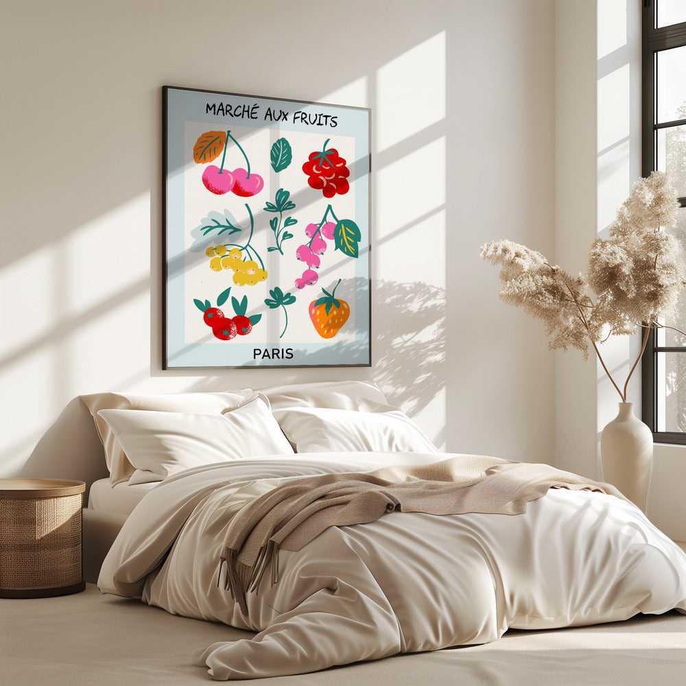 Fruitmarkt Parijs | Poster