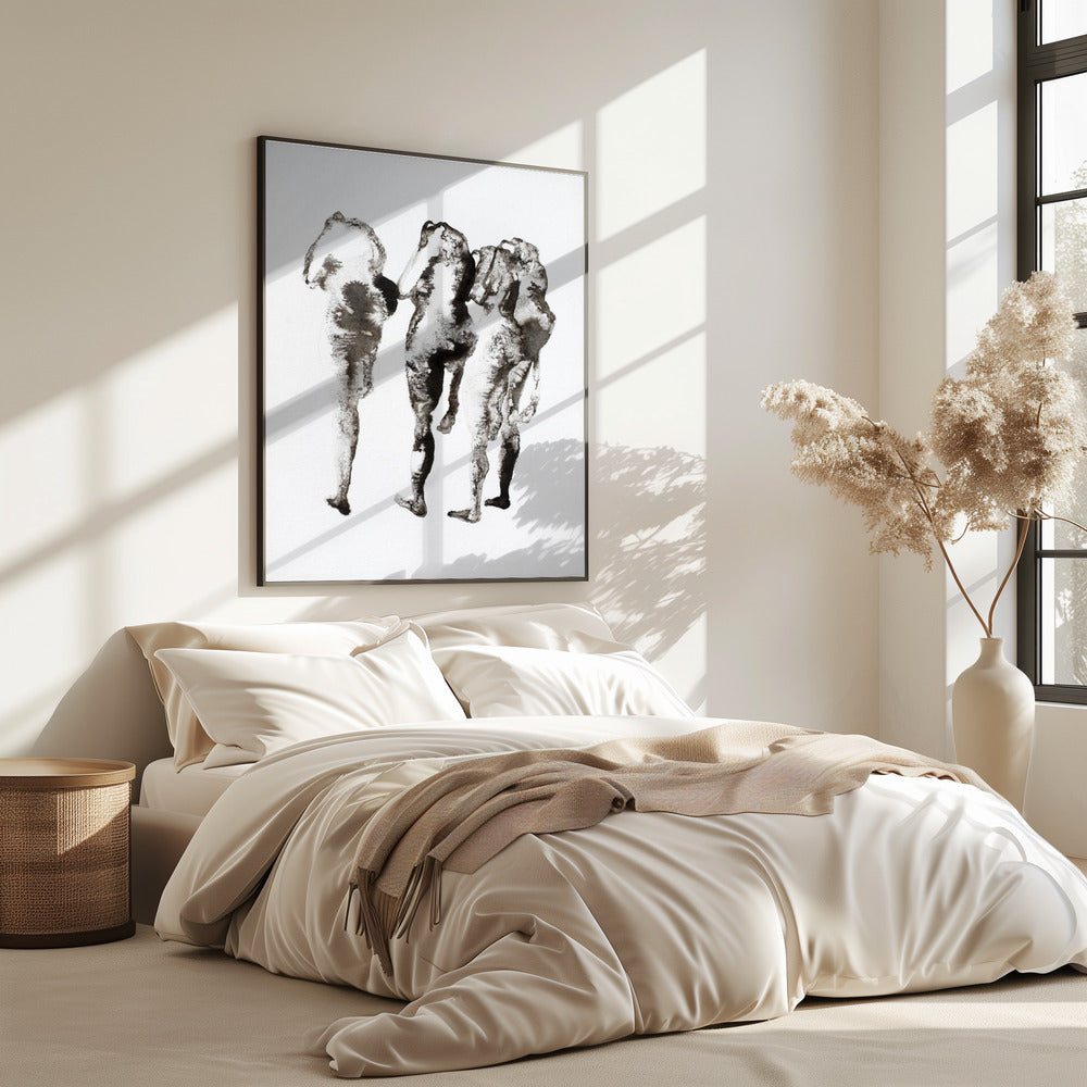 Four Figures (naar Muybridge) Verbeterde Sr | Poster