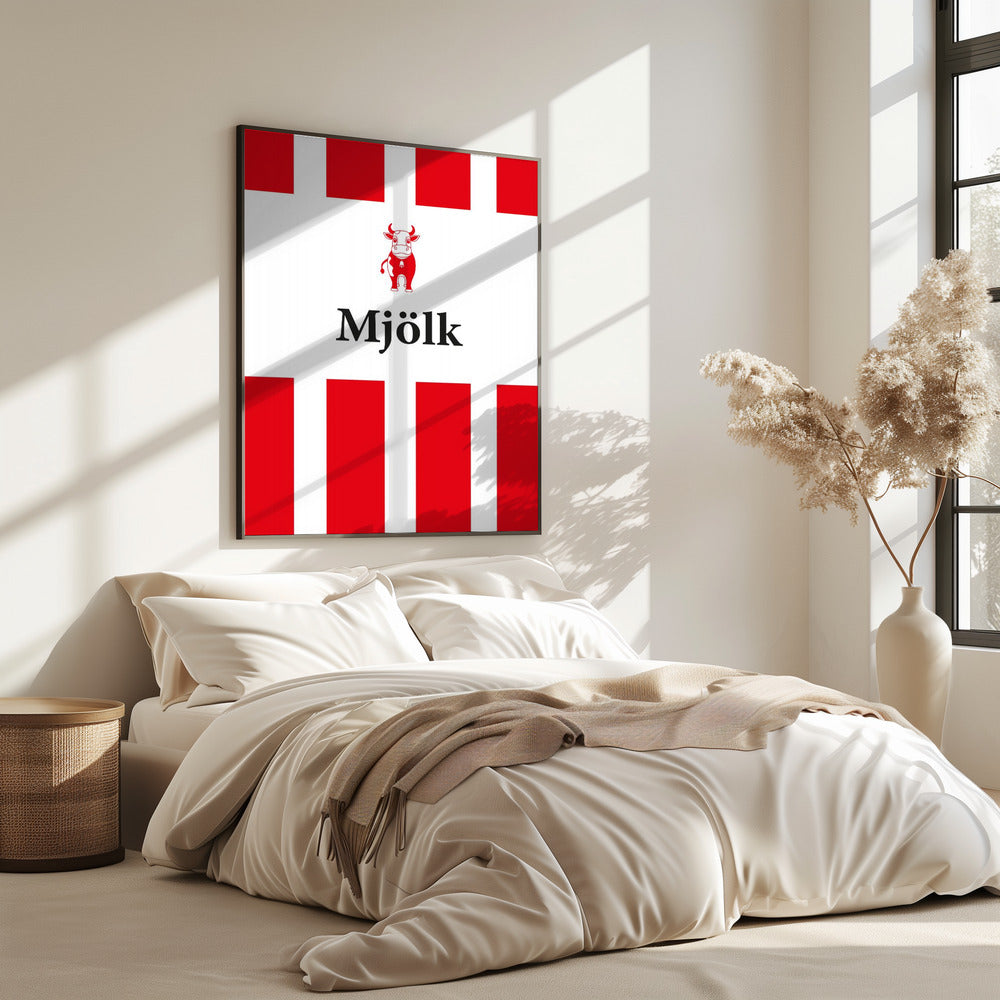 Mjölk Röd | Poster