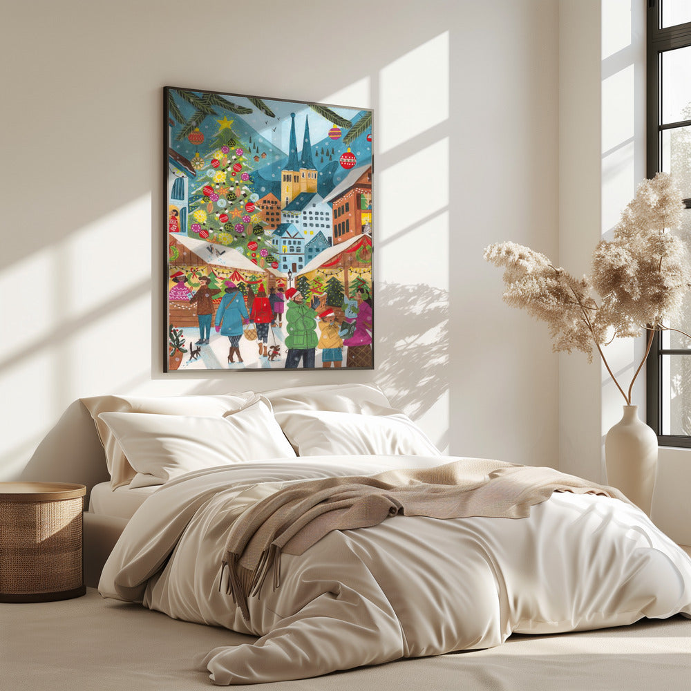 Christmas Market in the Village | Poster