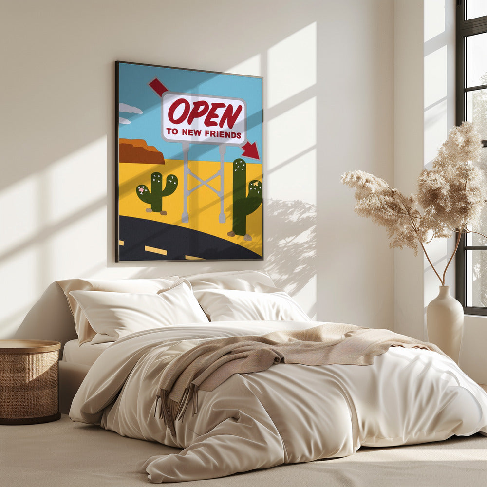 Open voor nieuwe vrienden | Poster