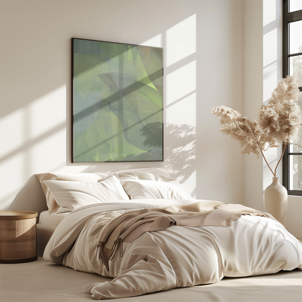 Soft Pastel Leaves 2 | Poster