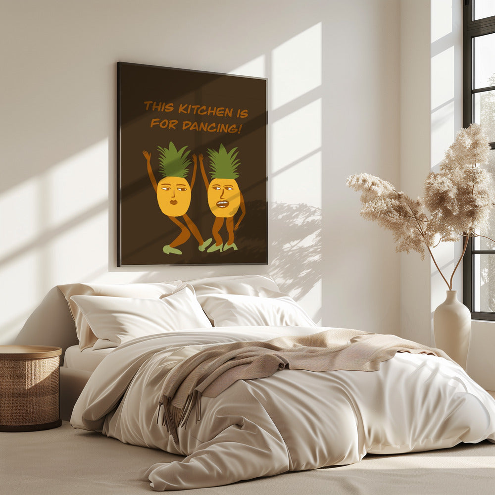 Dansende ananas | Poster