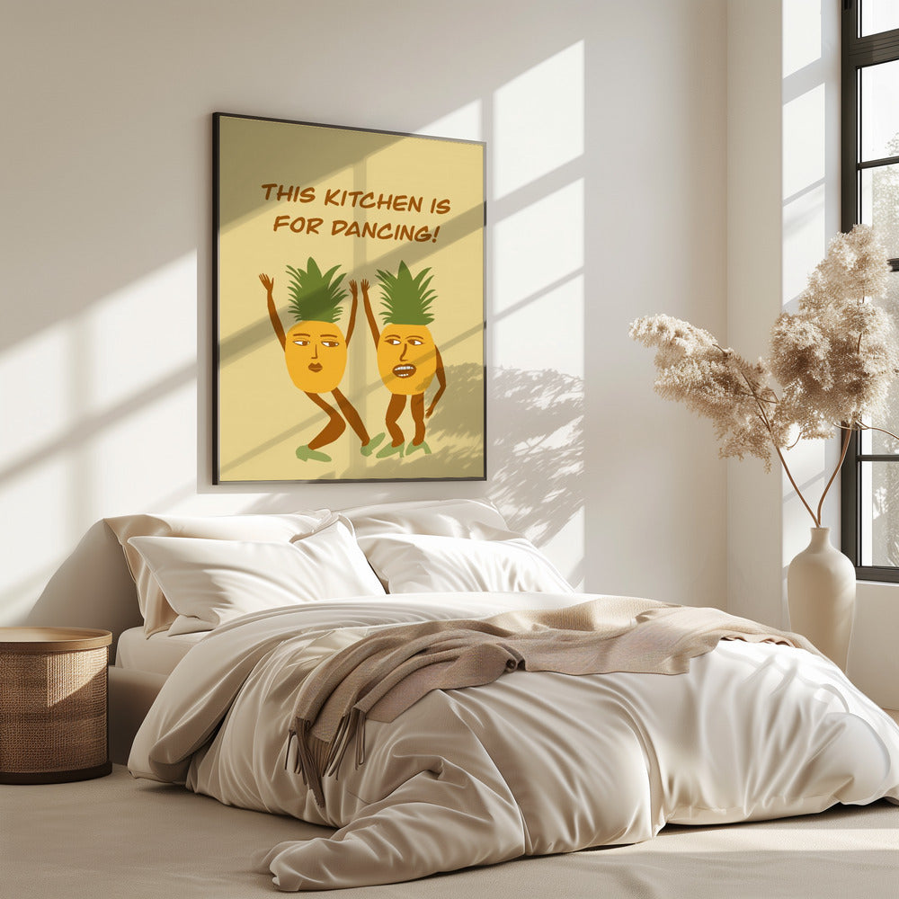 Dansende ananas | Poster