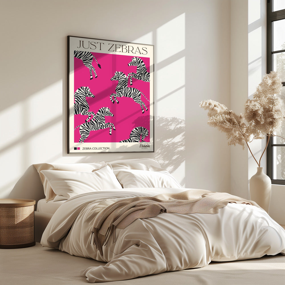 JUST ZEBRAS. Zebracollectie | Poster