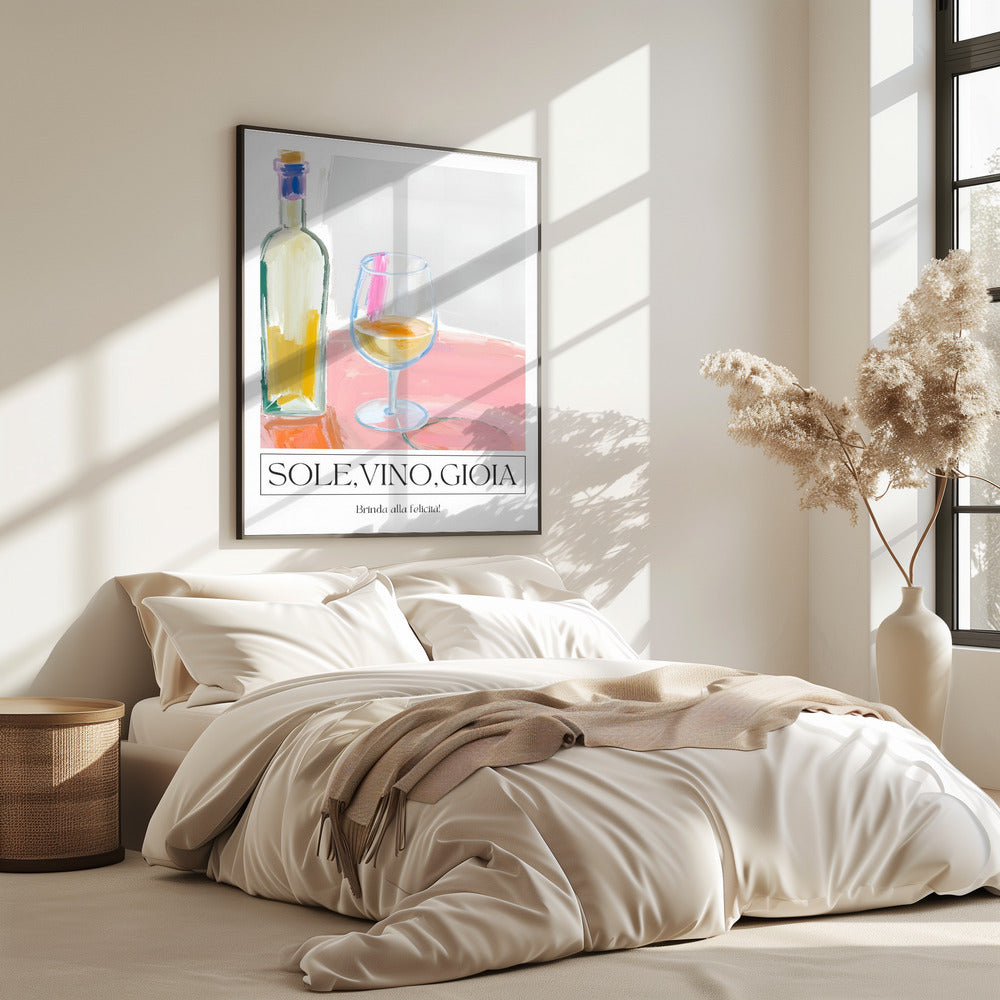 Zeetong, wijn, gioia | Poster