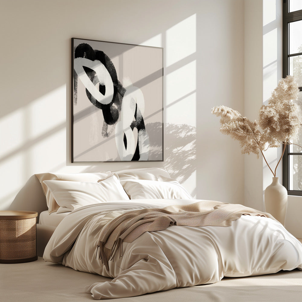 Monochrome lussen | Poster