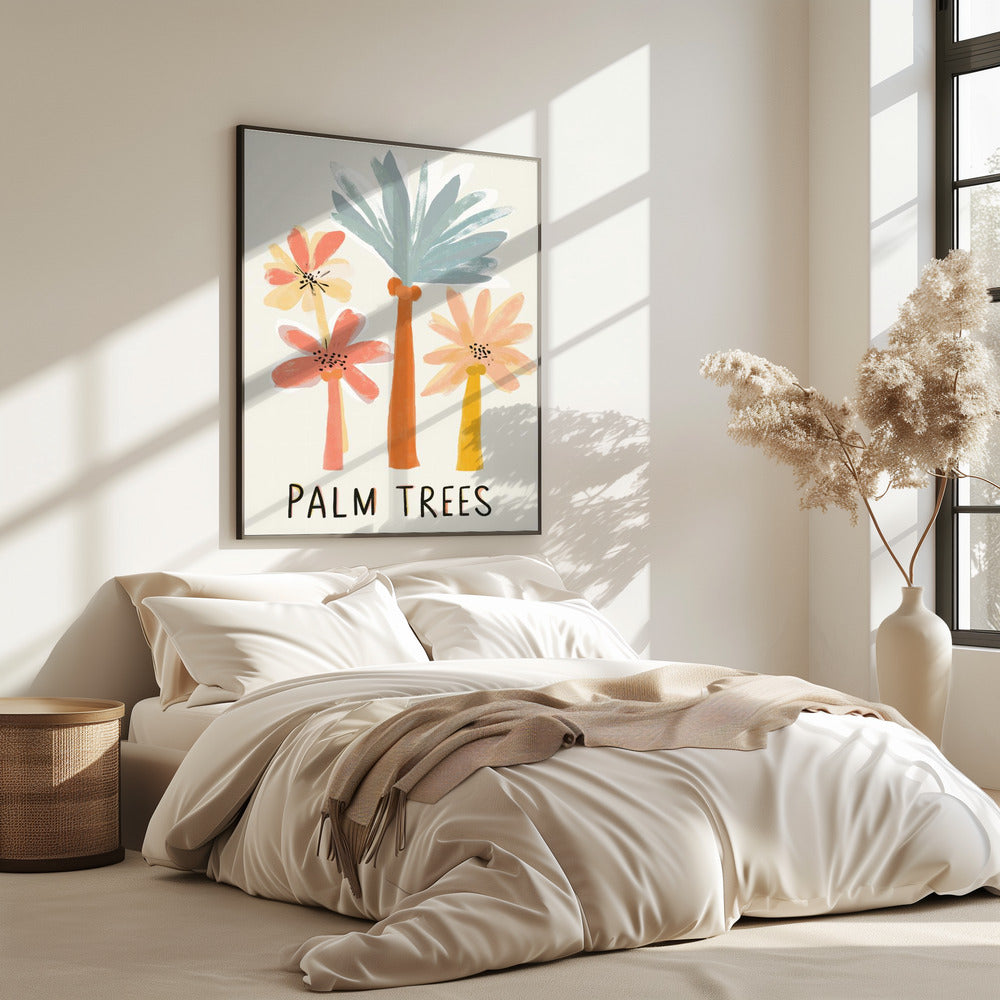 Tropische bloemen | Poster