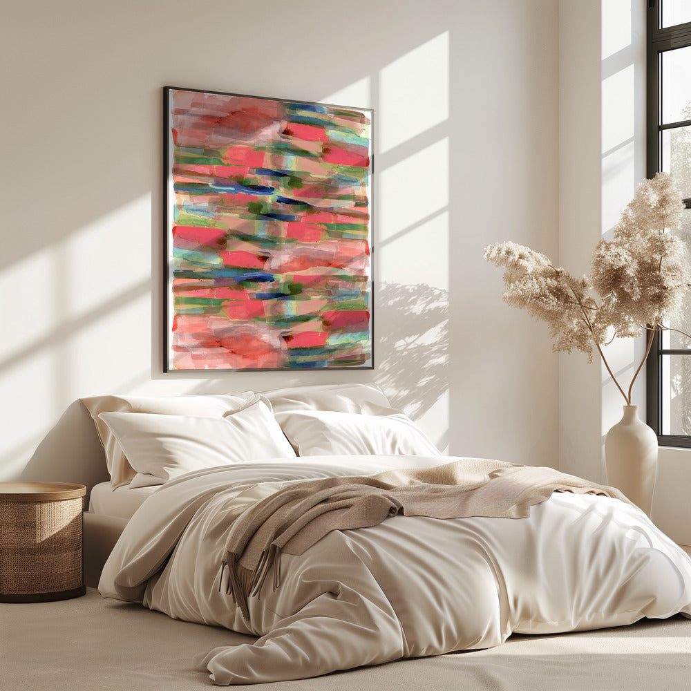 Abstracte vloeibare vormen print | poster