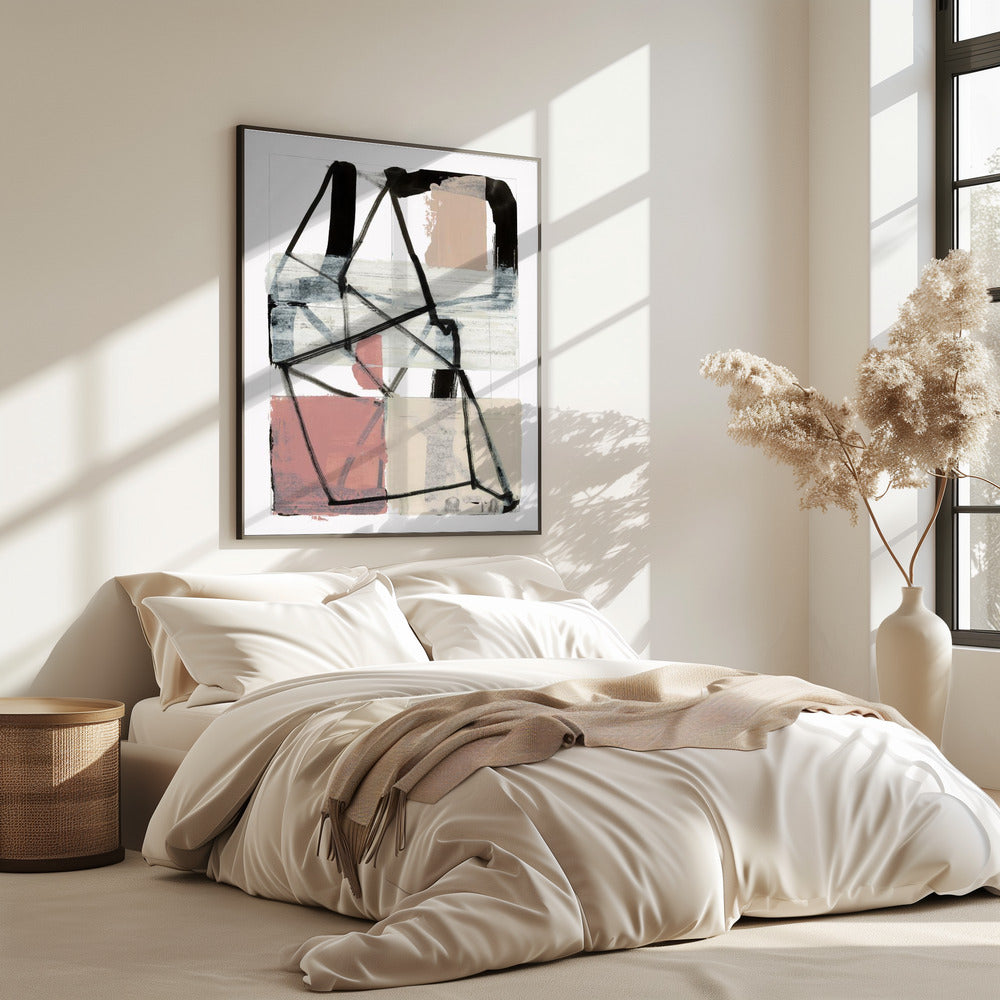 Lijnkunst Patchwork Print Nr. 1 | Poster