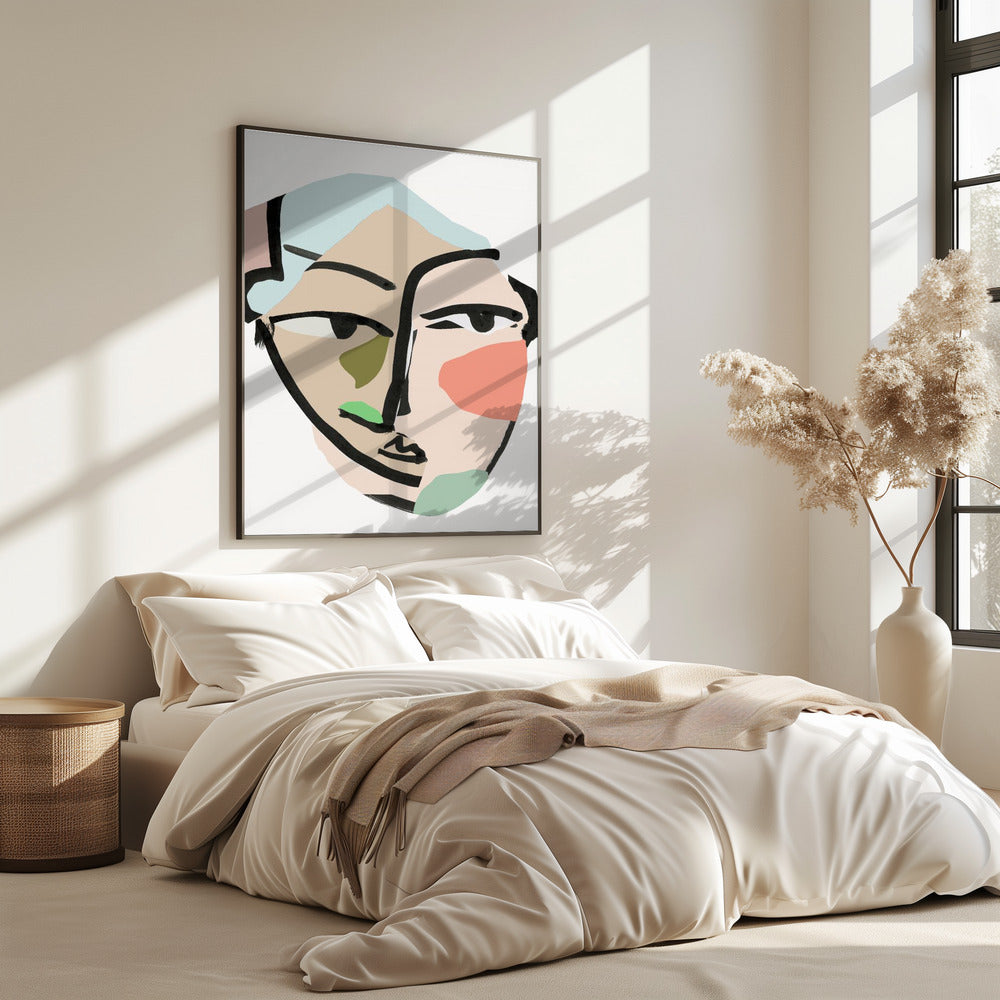 Visage No2 Kunstdruk | Poster