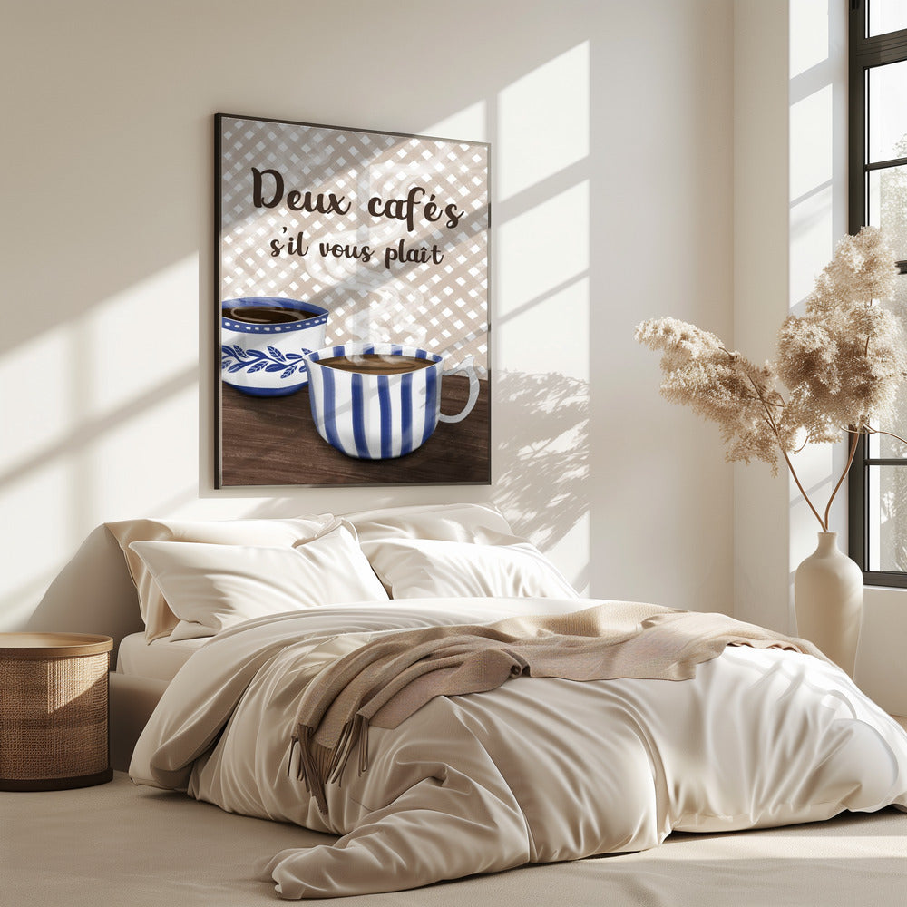 Twee koffie alstublieft | Poster