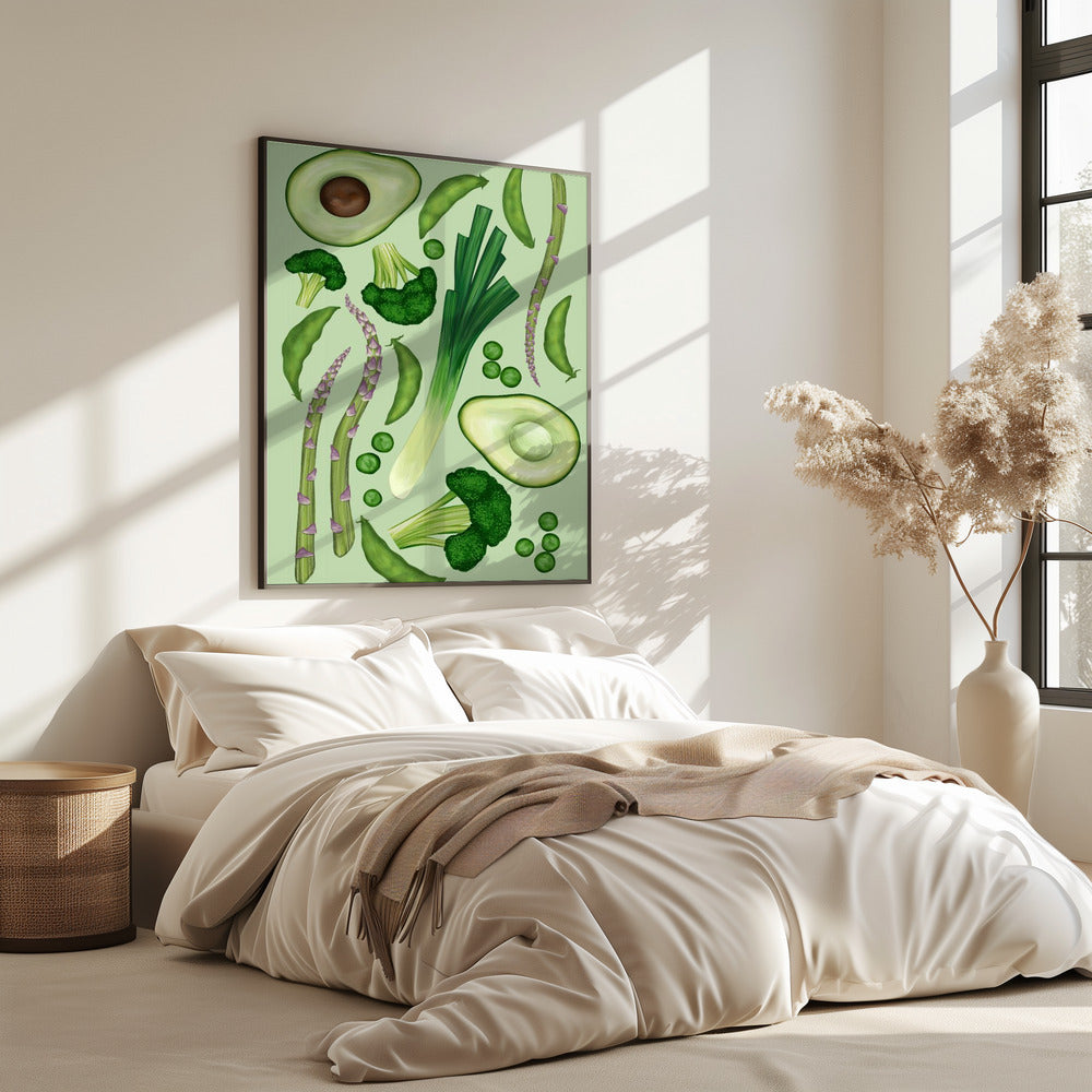 Groene groenten | Poster