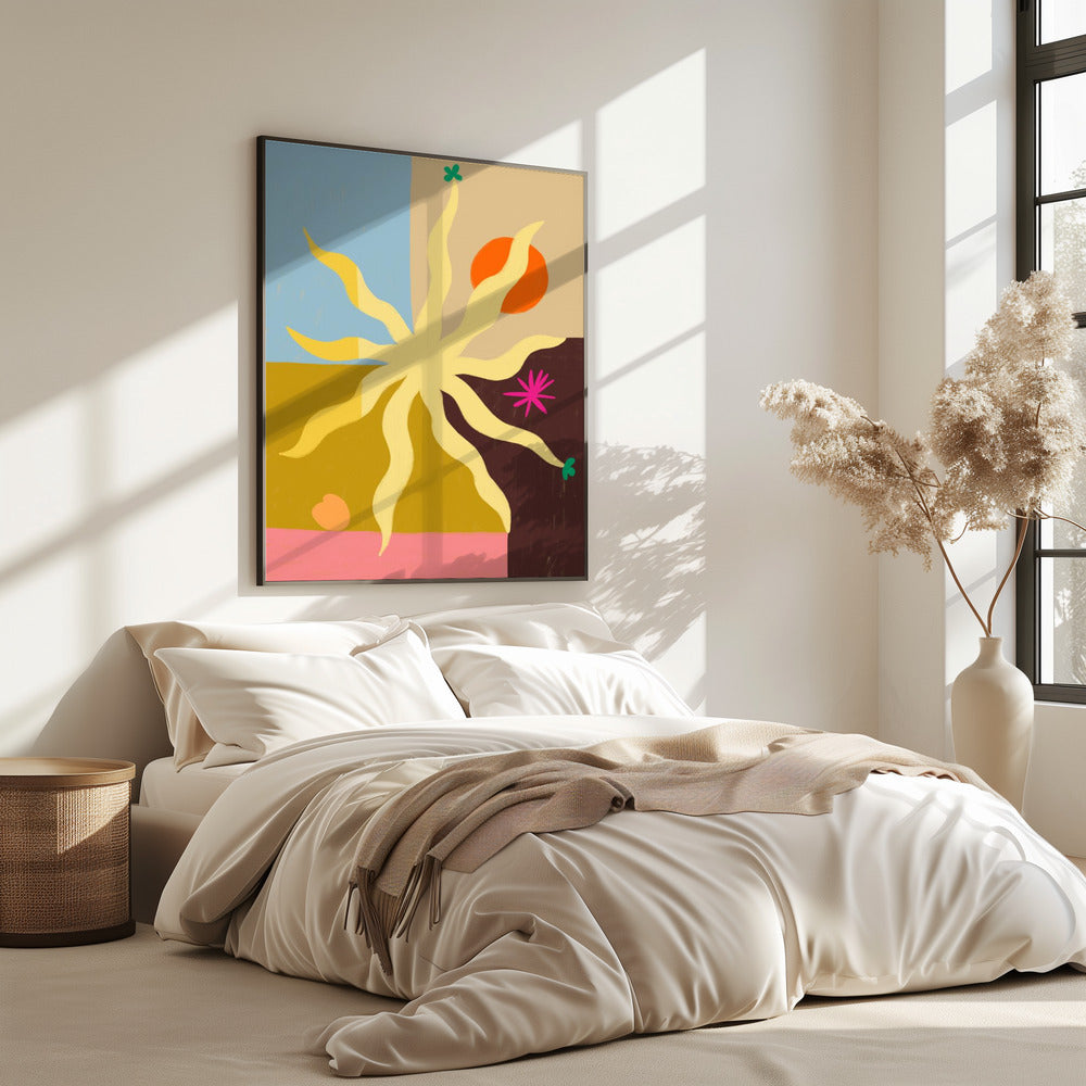 De zon, de vrucht en de bloem | Poster