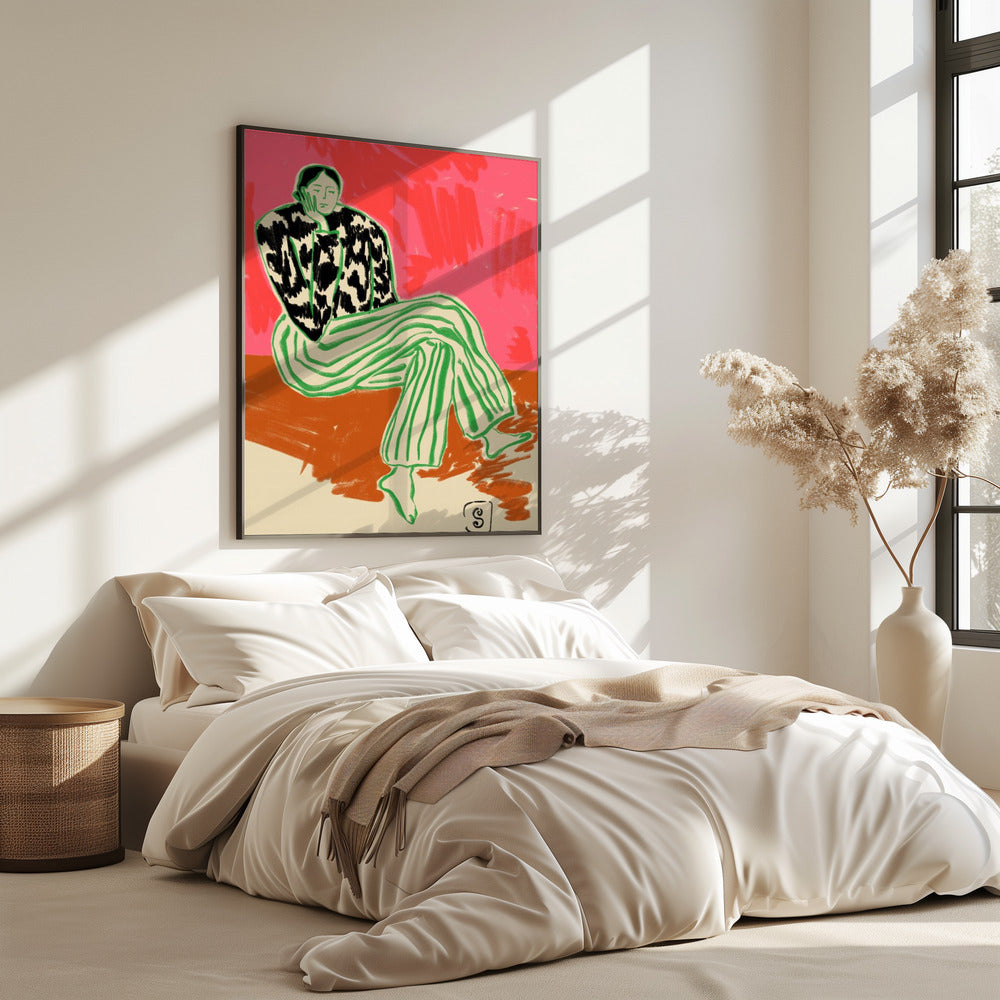 Portret van een kalme vrouw | Poster