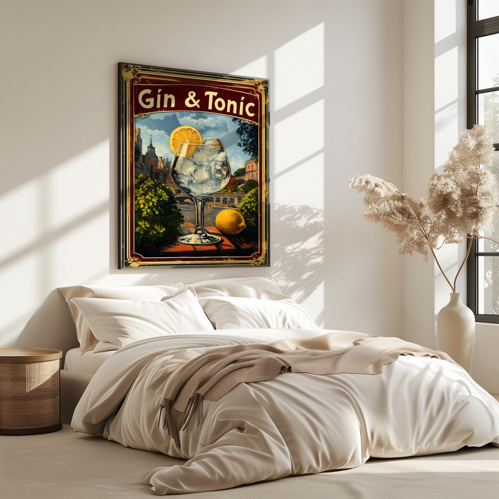 Gin & Tonic Vintage | Poster