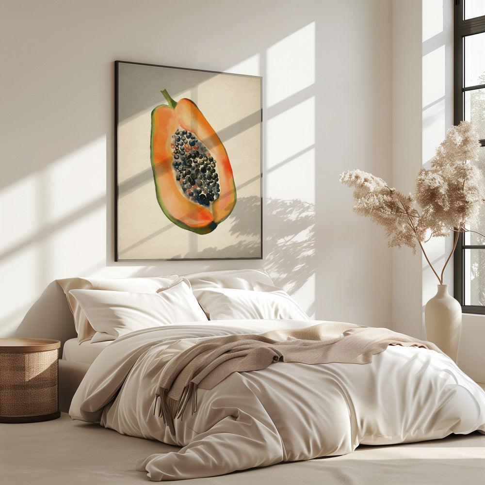 Vintage fruit - Papaja | Poster