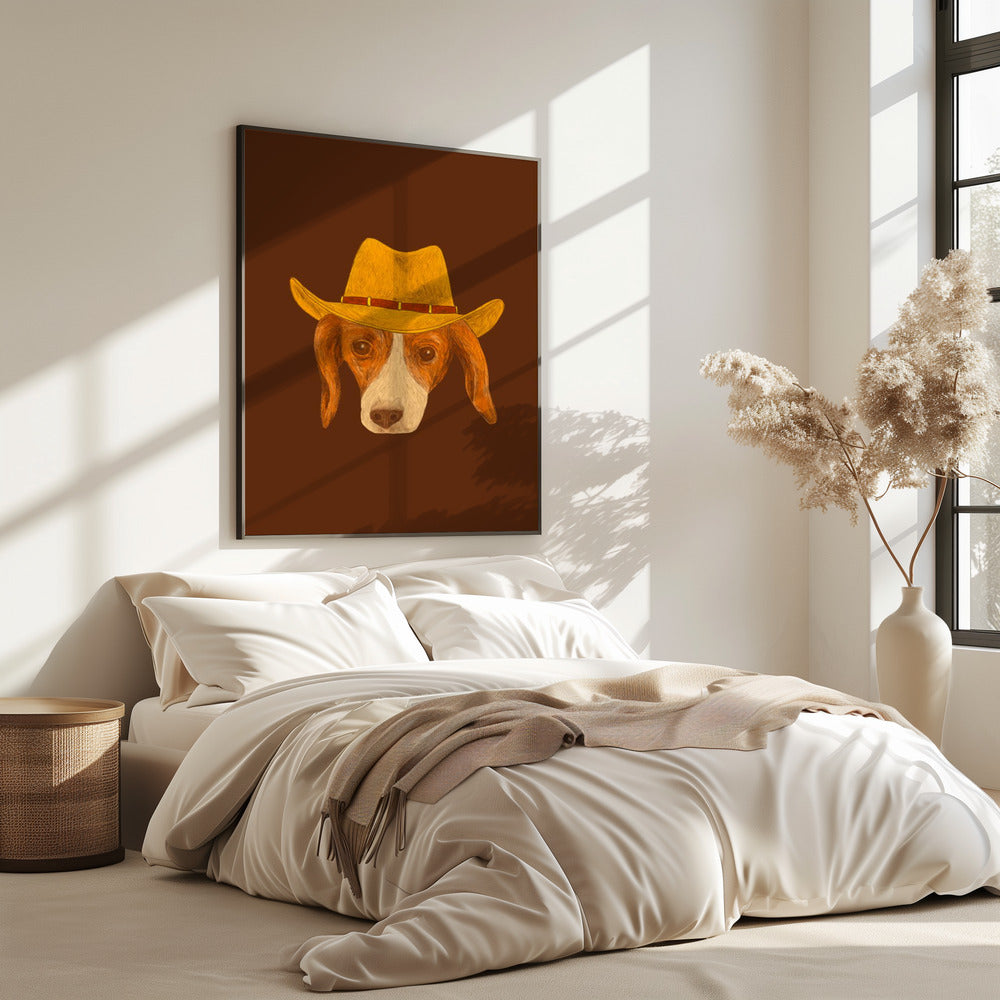 Nala, de schattigste cowgirl pup | Poster