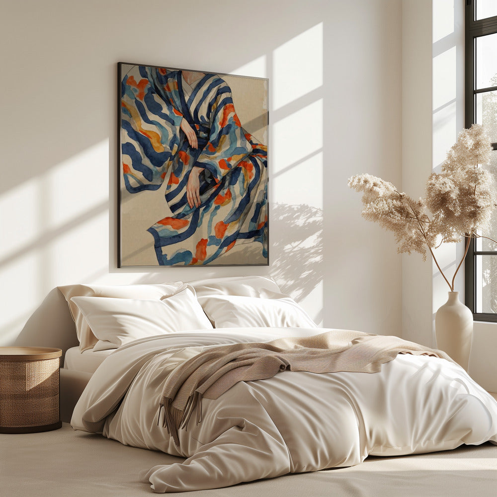 Flowing Kimono Patterns | Poster