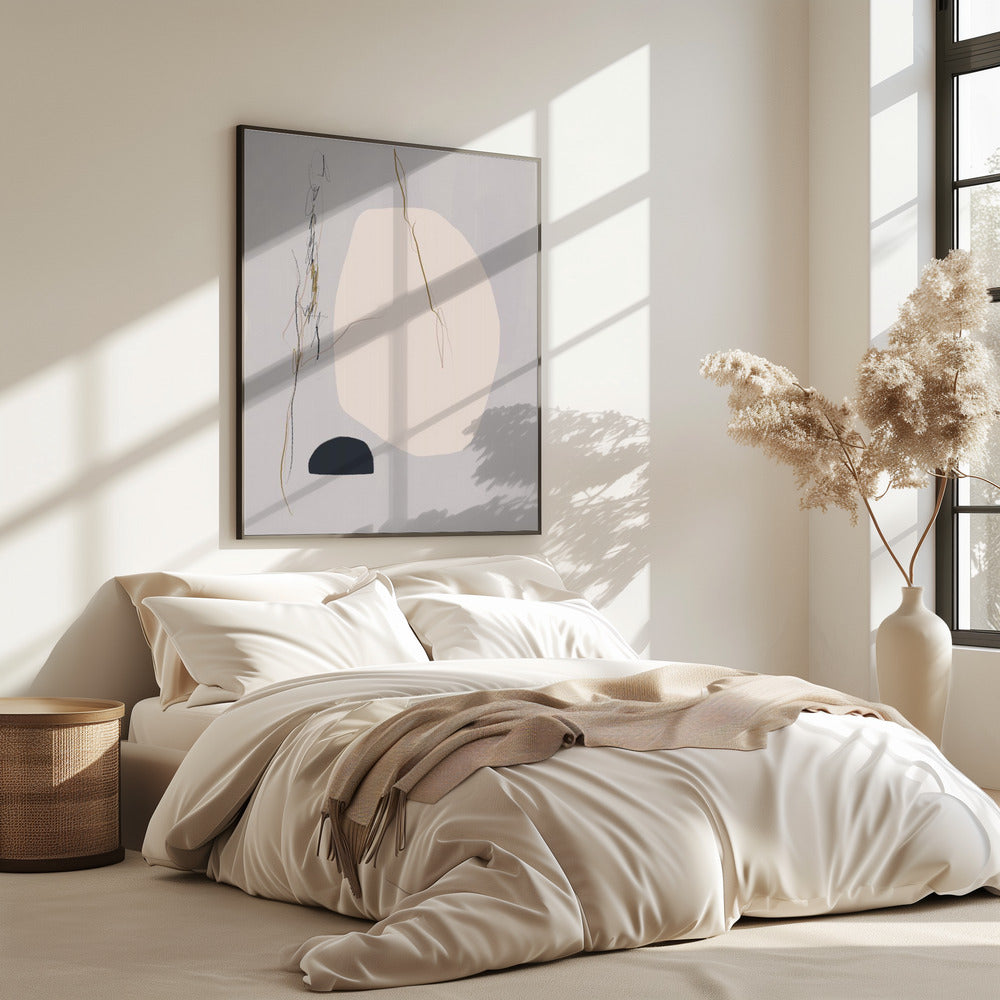 Fluisteringen van minimalisme | Poster