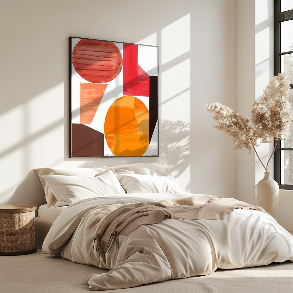 Geometric Warmth No1 | Poster