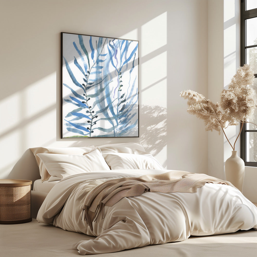 Blue Seaweed No1 | Poster