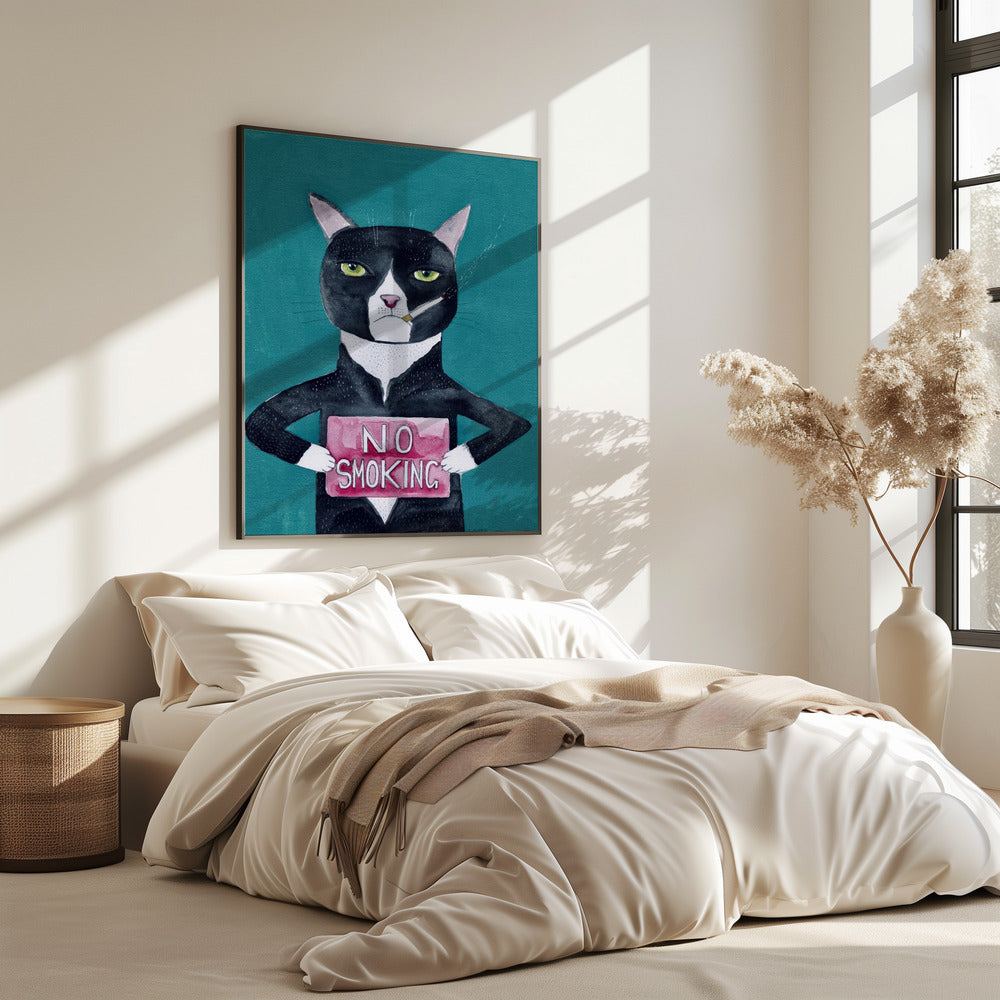 Smoking cat | Poster