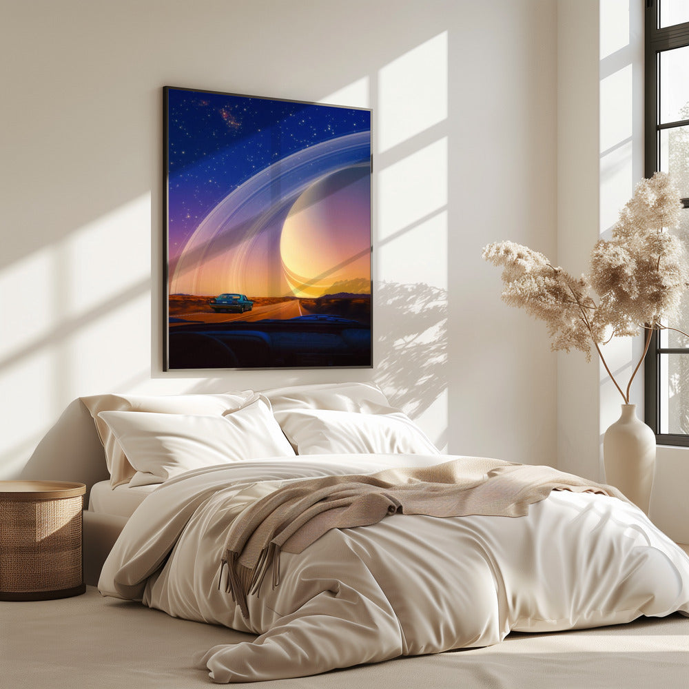 De afstand afleggen | Poster