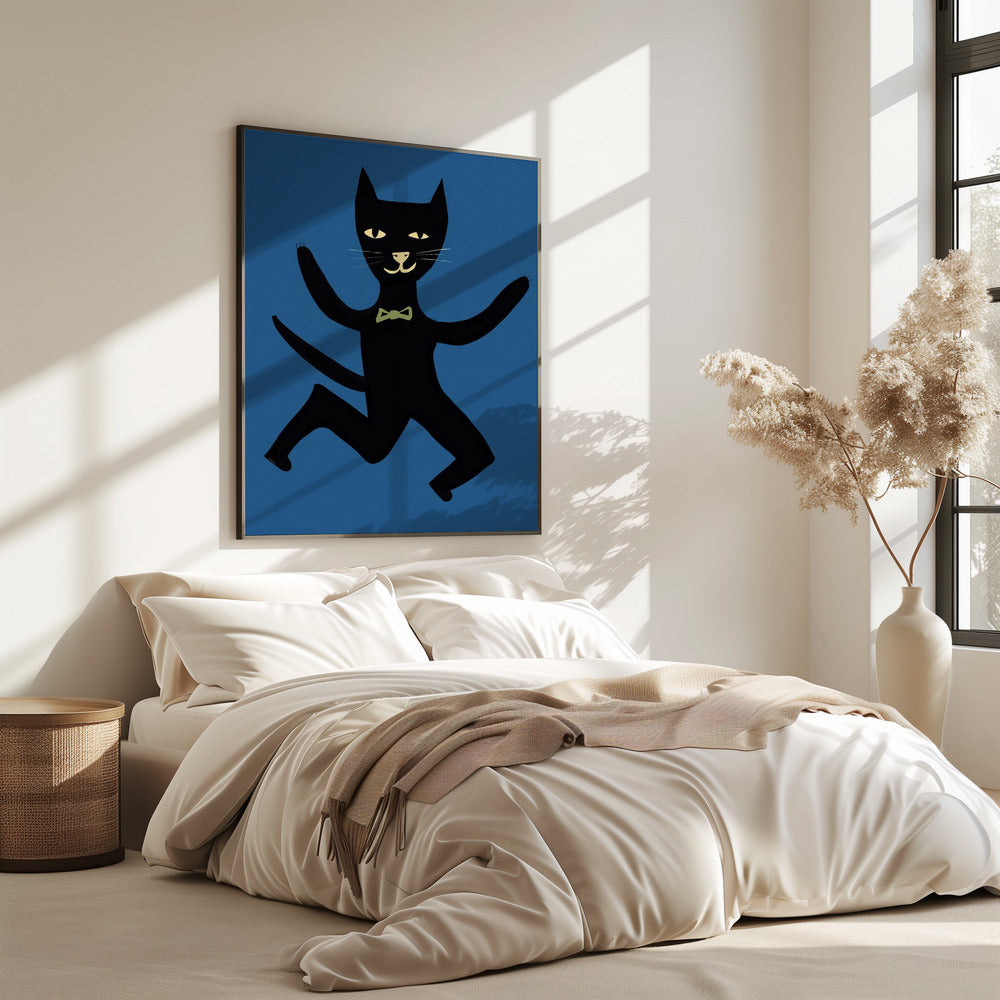 Zwarte kat | Poster