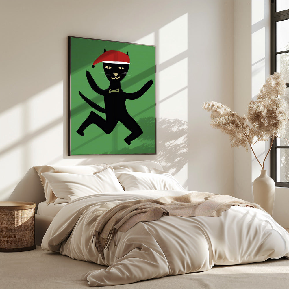Xmas cat | Poster
