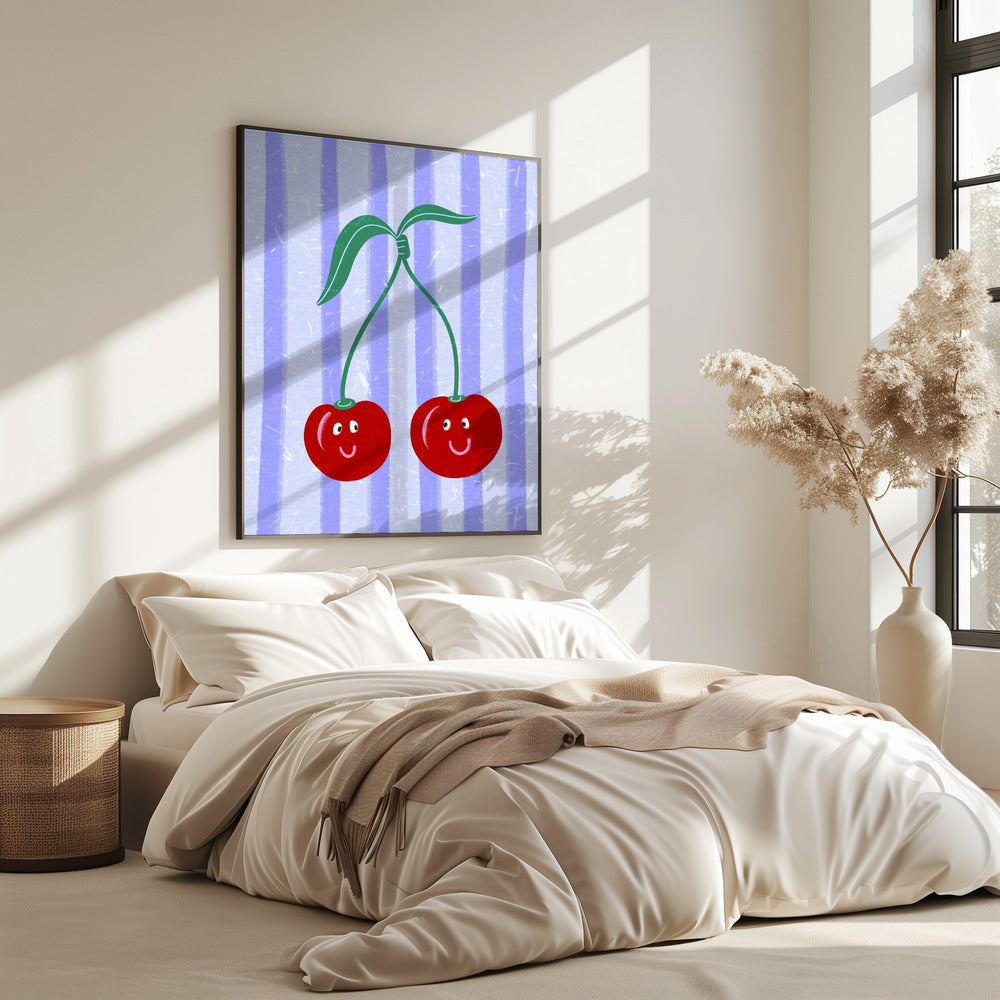 Hello cherries | Poster