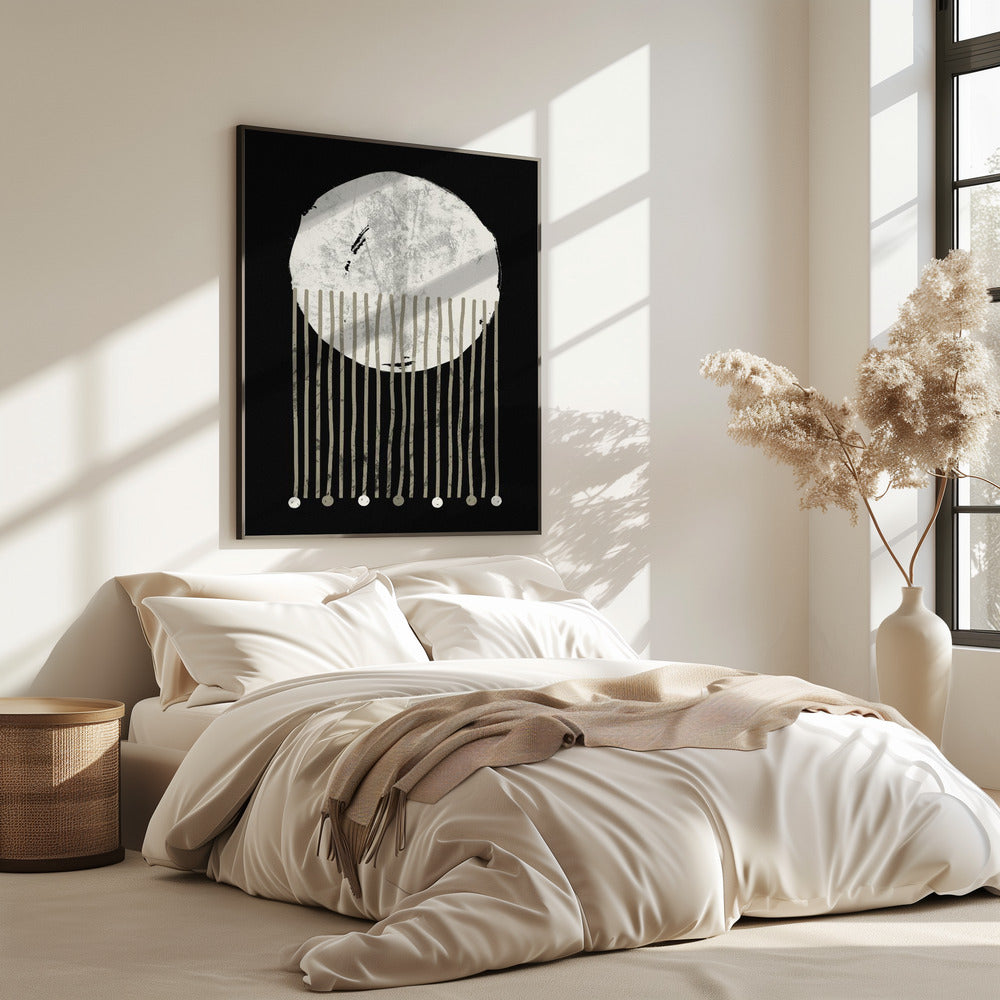 De abstractie van de avondval | Poster