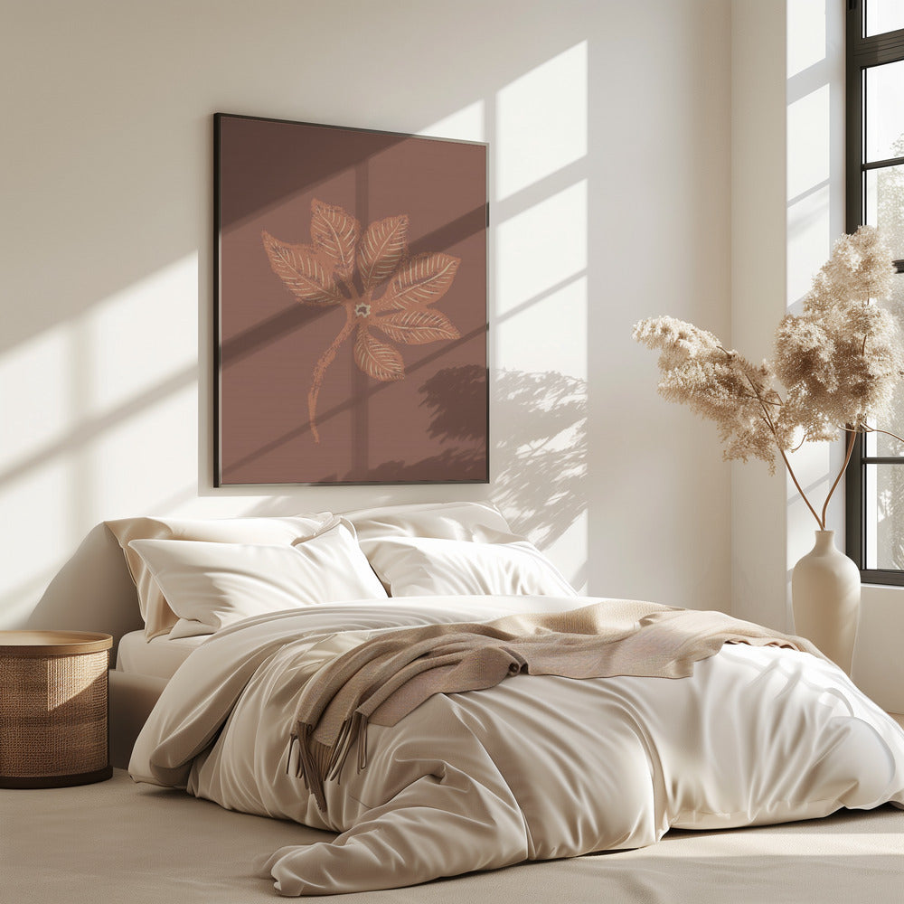 Abstract Mochs-gebladerte | Poster