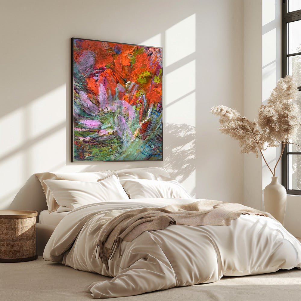 Levendige Bloomscape | Poster