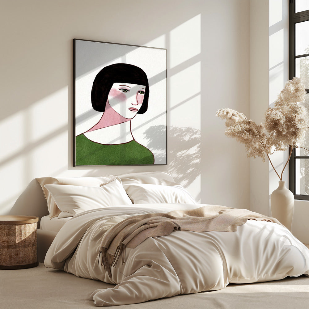 Jonge dame | Poster