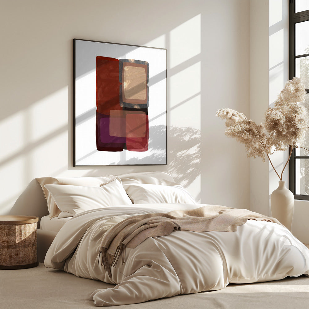 Deep Shades Shapes 1 | Poster