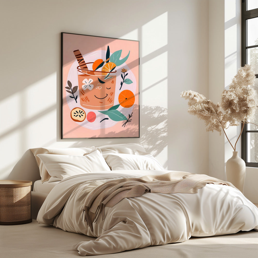 Kaneel & Sinaasappelcocktail | Poster