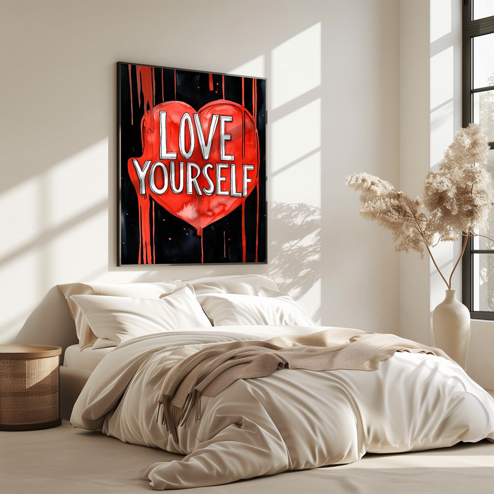 Houd van jezelf poster | Poster