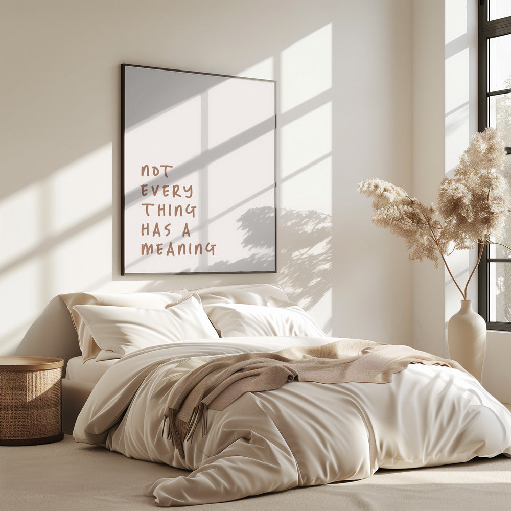 Geen betekenis | Poster