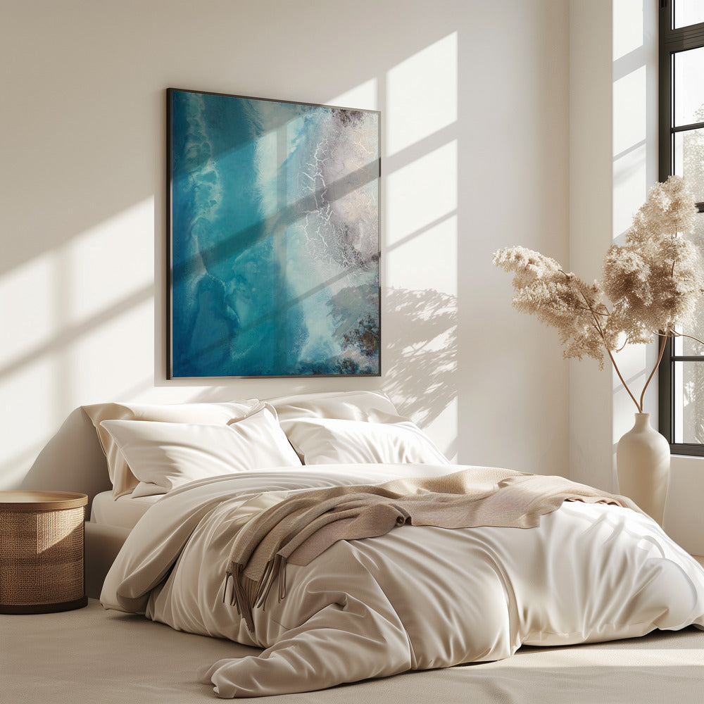 Kalmerende zee - Oceaandrift 1 | Poster