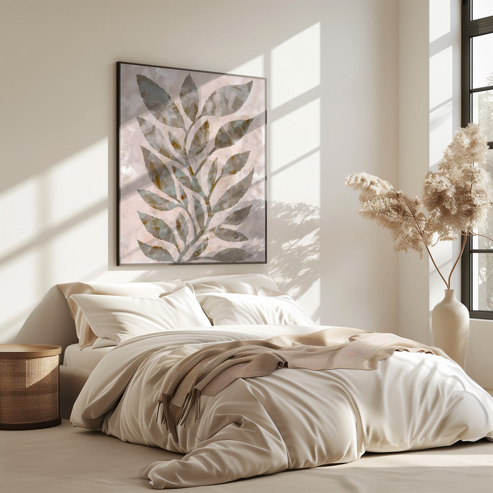 Abstracte bladeren | Poster
