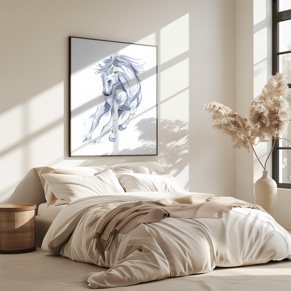 Horse Running Abstract | Poster