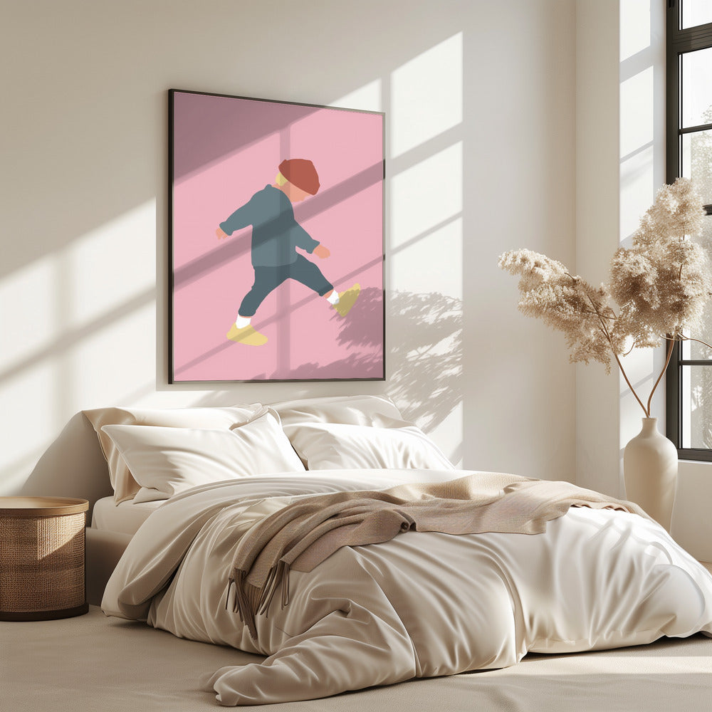 Tamo - Walking Boy Silhouette | Poster
