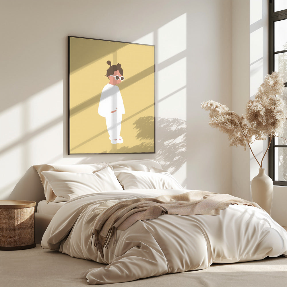 Lola - Summer Girl Silhouette | Poster