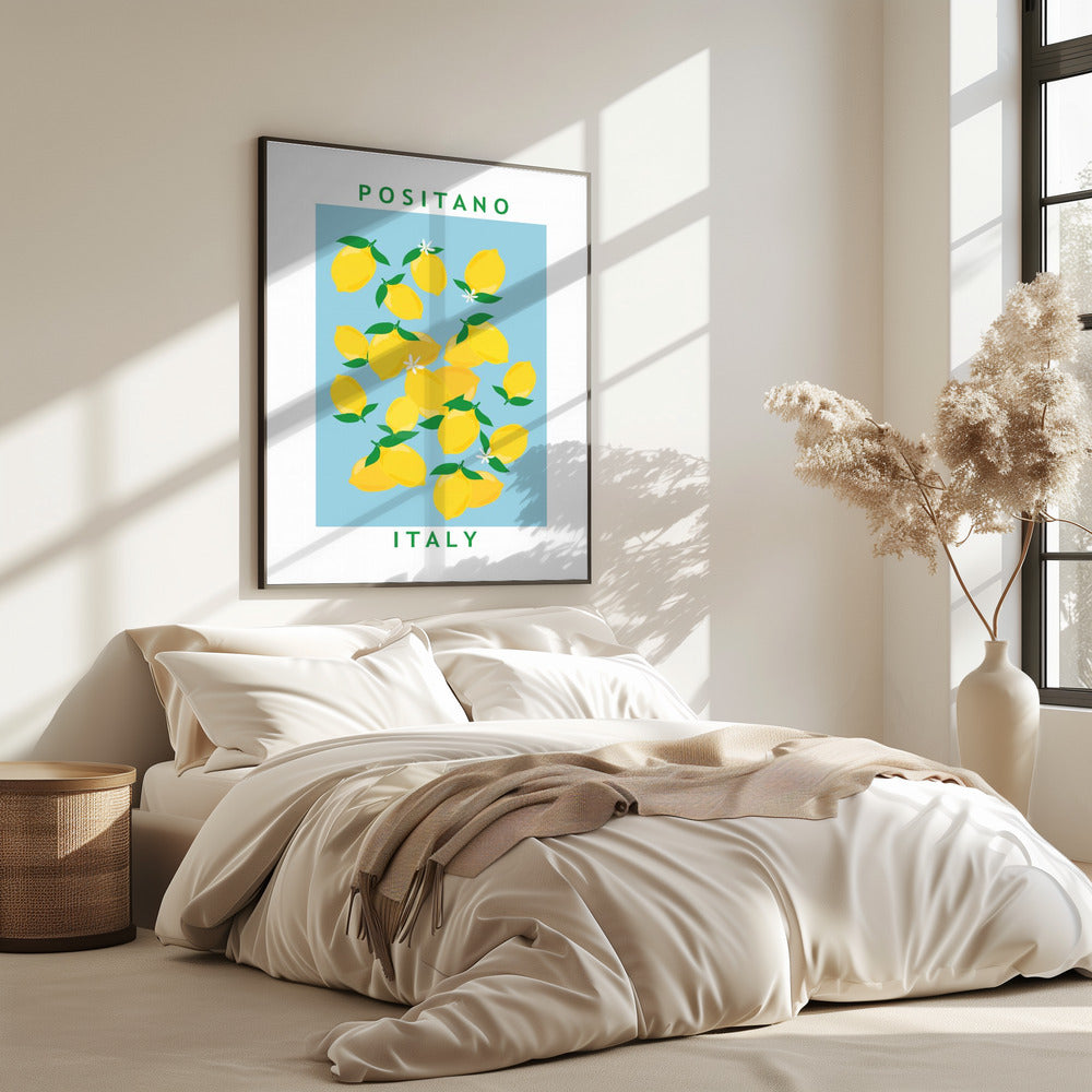 Citroenenbloemenmarkt | Poster