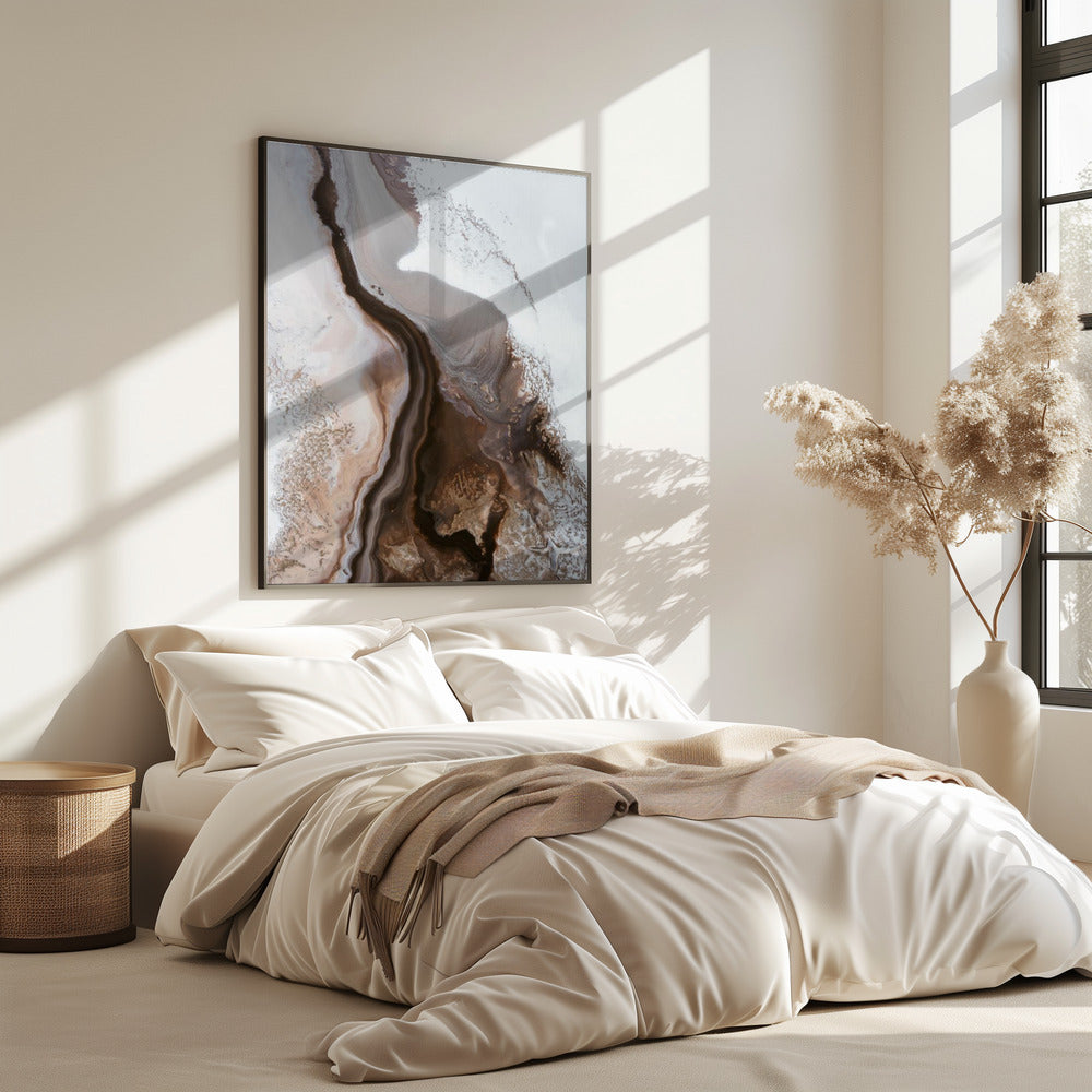 Sophisticated Browns - Aardse Stromingen 3 | Poster