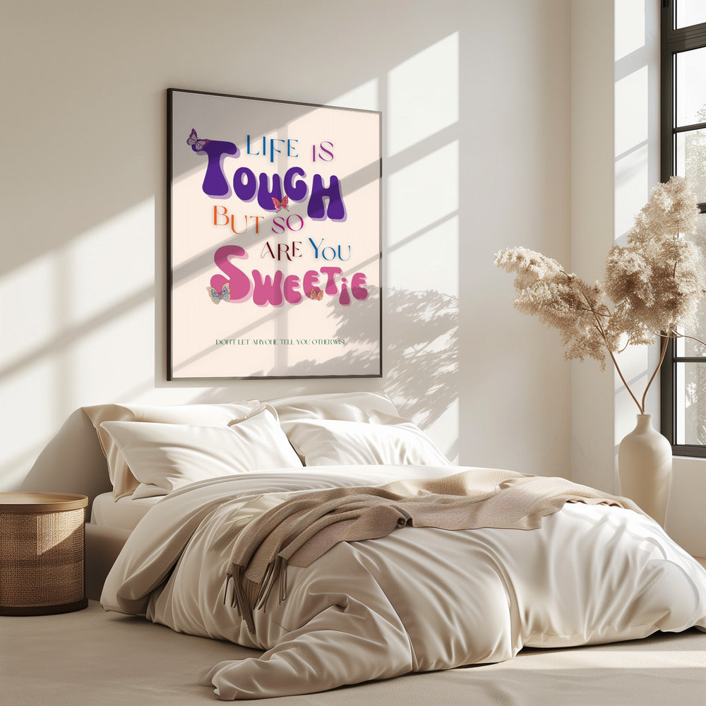 Kleurrijke typografische kunst | Poster