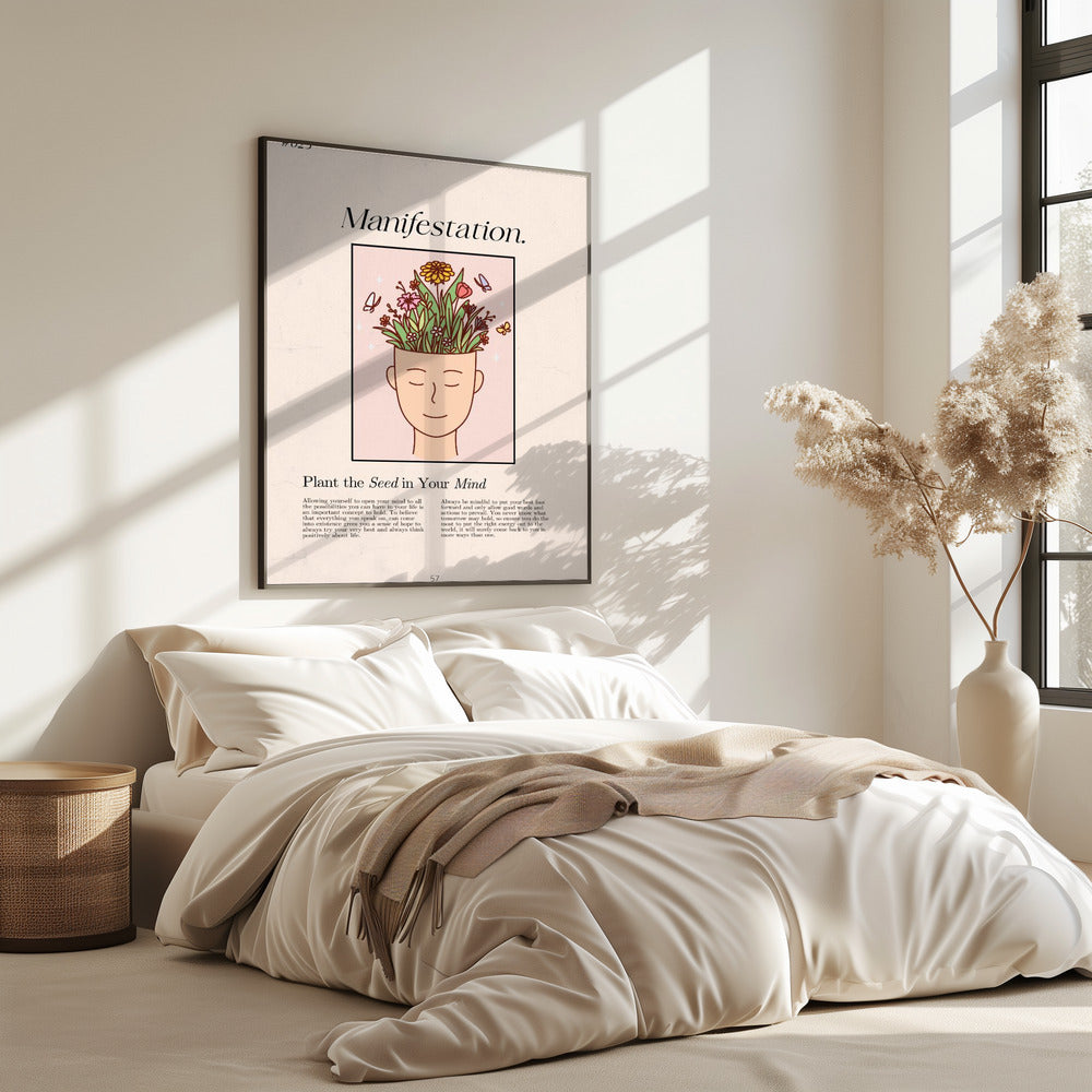 Manifestatie met een serene figuur | Poster