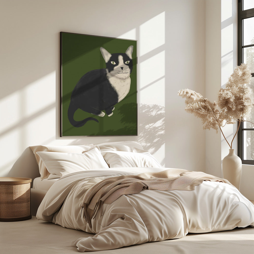 Meneer Tuxedo Cat | Poster