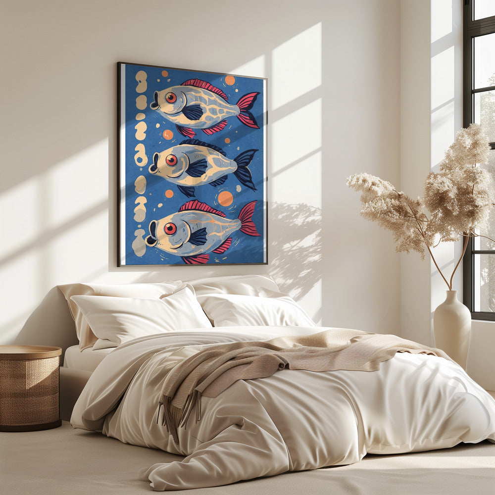 Kosmische Koi Dans | Poster